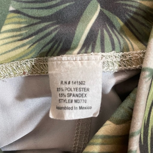 Women’s Evolution and Creation tropical leaf & floral print leggings Medium - Picture 4 of 4